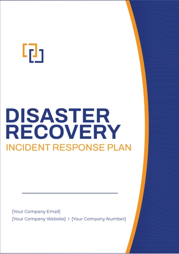 Free Disaster Recovery Incident Response Plan Template to Edit Online