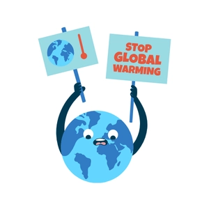 Free Stop Global Warming Clipart Template to Edit Online