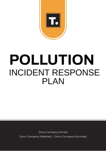 Free Pollution Incident Response Plan Template to Edit Online