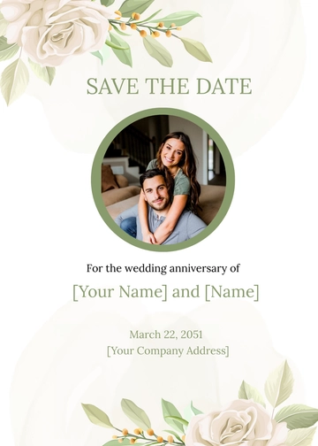 Free Save the Date Digital  Cards to Edit Online