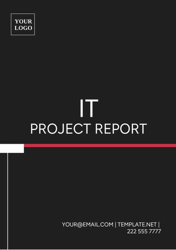 Free IT Project Report Template to Edit Online