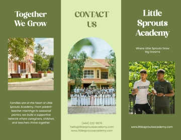 Free Kindergarten Brochure Template to Edit Online