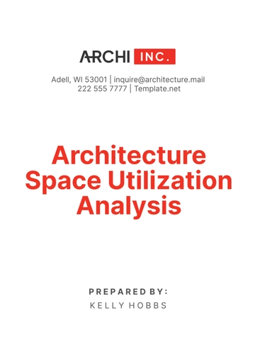 Free Architecture Space Utilization Analysis Template to Edit Online