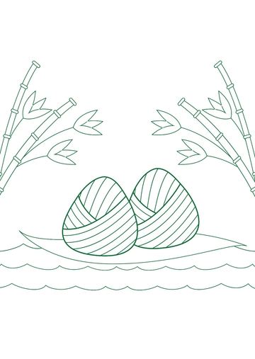 Free Dragon Boat Festival Drawing Template to Edit Online