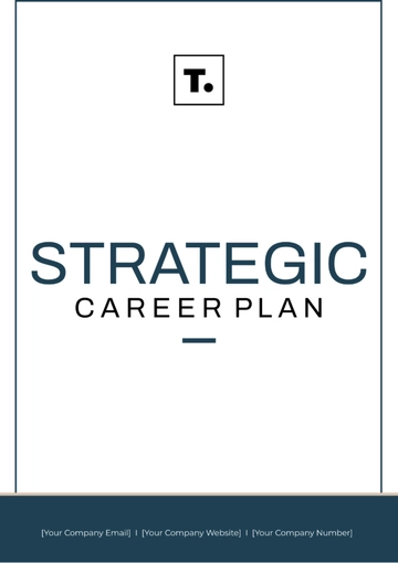 Free Strategic Career Plan Template to Edit Online