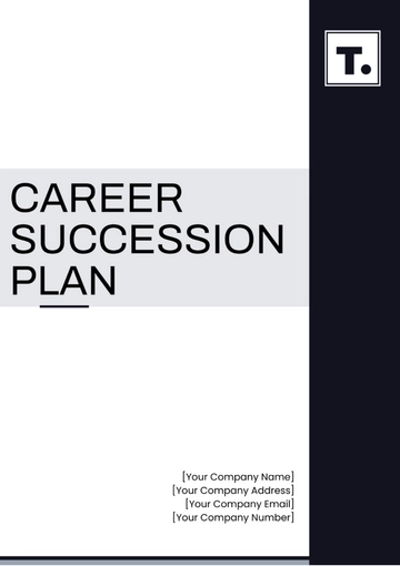 Free Career Succession Plan Template to Edit Online