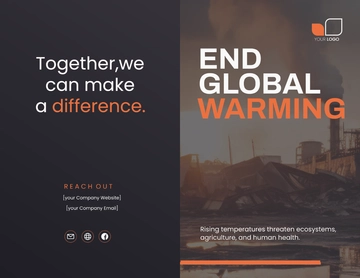 Free Global Warming Brochure Template to Edit Online
