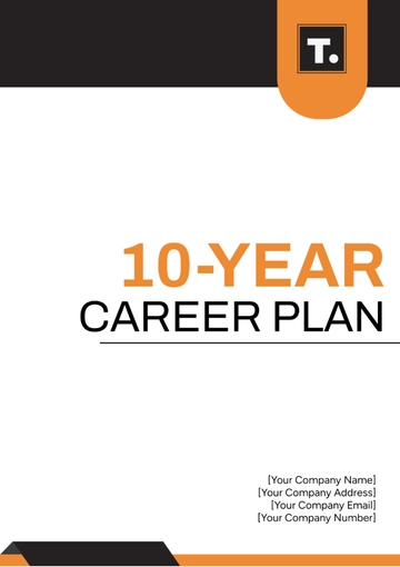 Free 10 Year Career Plan Template to Edit Online