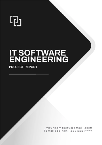 Free IT Software Engineering Project Report Template to Edit Online