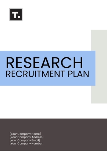 Free Research Recruitment Plan Template to Edit Online