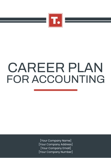 Free Career Plan For Accounting Template to Edit Online