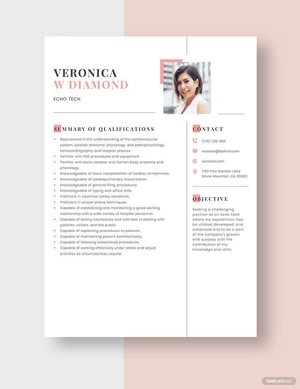 Echo Tech Resume