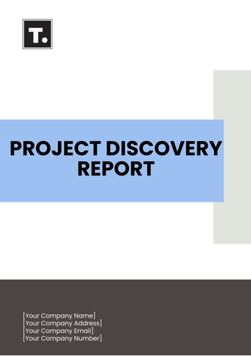 Free Project Discovery Report Template to Edit Online