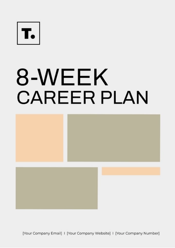 Free 8-Week Career Plan Template to Edit Online