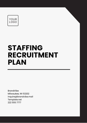 Free Staffing Recruitment Plan Template to Edit Online