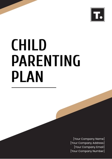Free Child Parenting Plan Template to Edit Online
