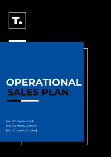 Free Operational Sales Plan Template to Edit Online