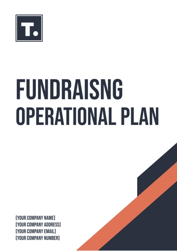 Free Fundraising Operational Plan Template to Edit Online