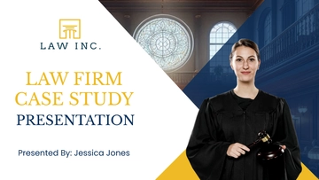Free Law Firm Case Study Presentation Template to Edit Online