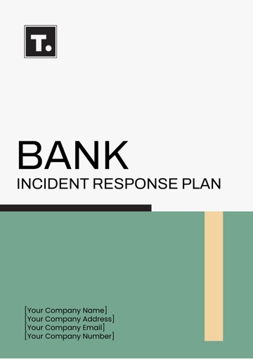 Free Bank Incident Response Plan Template to Edit Online
