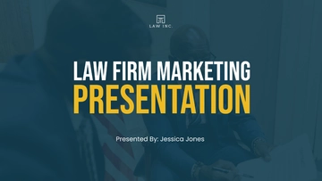 Free Law Firm Marketing Presentation Template to Edit Online