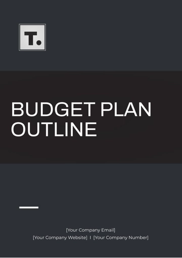 Free Budget Plan Outline Template to Edit Online