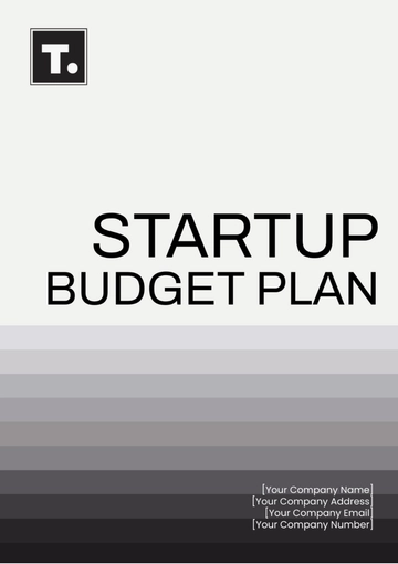Free Startup Budget Plan Template to Edit Online