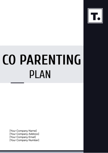 Free Co Parenting Plan Template to Edit Online