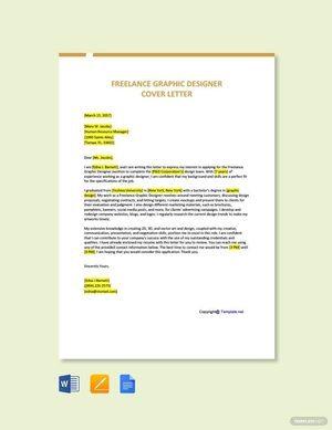 Freelance Graphic Designer Cover Letter