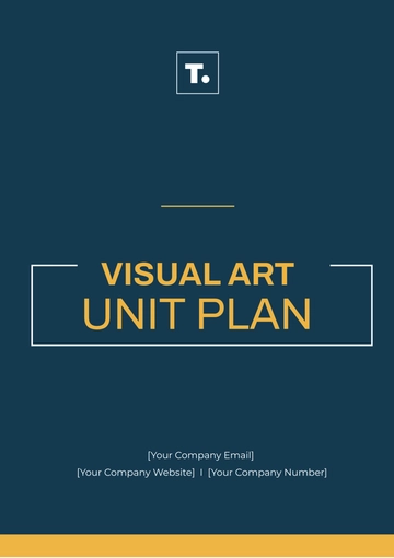 Free Visual Art Unit Plan Template to Edit Online