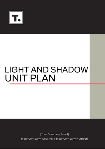 Free Light And Shadows Unit Plan Template to Edit Online