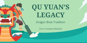 Free Dragon Boat Festival Blog Banner Template to Edit Online