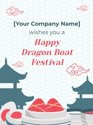Free Dragon Boat Festival Threads Post Template to Edit Online