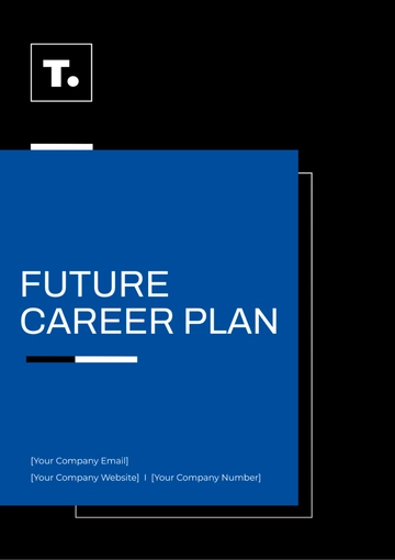 Free Future Career Plan Template to Edit Online