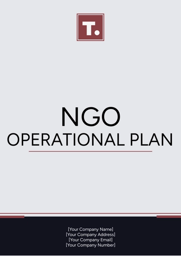 Free NGO Operational Plan Template to Edit Online