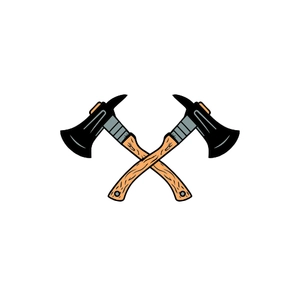Free Axes Cross Element Clipart to Edit Online