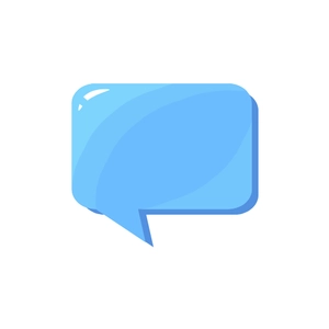 Free Square Bubble Text Element Clipart to Edit Online