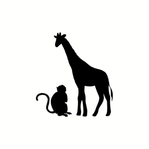 Free Animal Silhouette Element to Edit Online