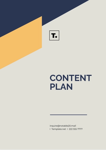 Free Aesthetic Content Plan Template to Edit Online