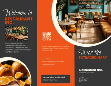 Free Restaurant Specials Brochure Template to Edit Online