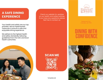 Free Restaurant Health and Safety Brochure Template to Edit Online
