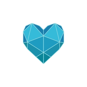 Free Geometric Heart Element Clipart to Edit Online