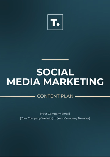 Free Social Media Marketing Content Plan Template to Edit Online
