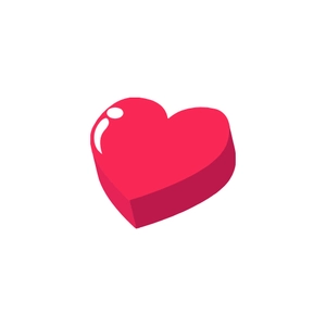 Free 3D Heart Design Element Clipart to Edit Online