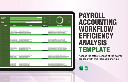Payroll Accounting Workflow Efficiency Analysis Template