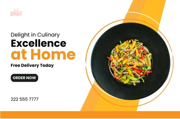Free Restaurant Service Banner Template to Edit Online