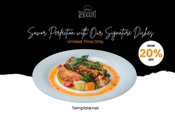 Free Restaurant Promotion Banner Template to Edit Online