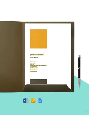 Printable Construction Proposal Template