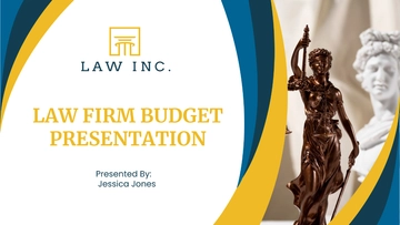 Free Law Firm Budget Presentation Template to Edit Online