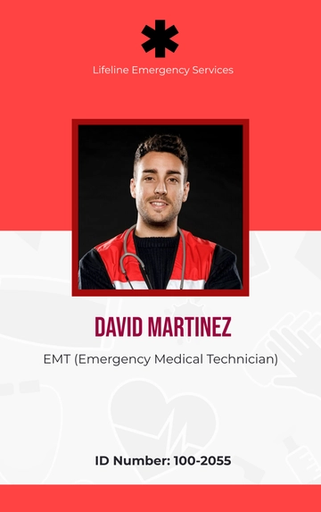 Free Emergency Responder ID Card to Edit Online